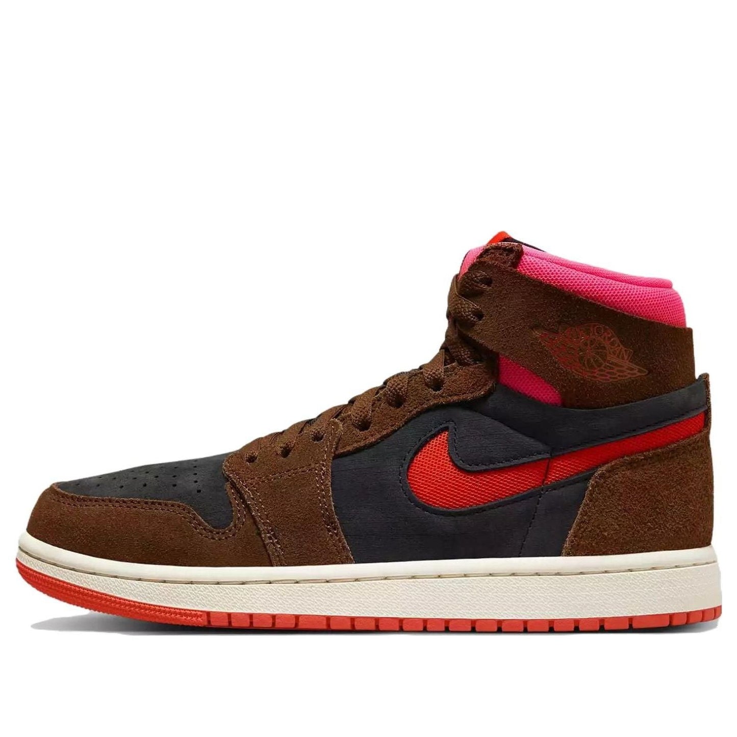 (WMNS) Air Jordan 1 High Zoom Comfort 2 'Cacao Wow Picante Red'  DV1305-206 Epochal Sneaker